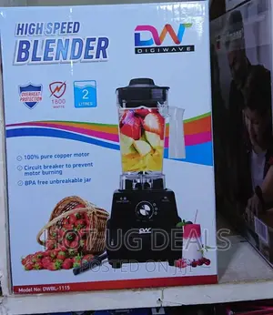 Digiwave Commercial Blender 2litres Dw-bl1115- Black