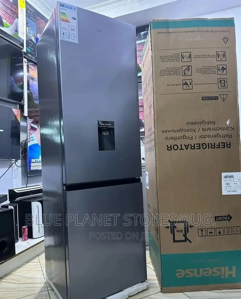 Hisense 341litres Combo Double Door Fridge With a Dispenser