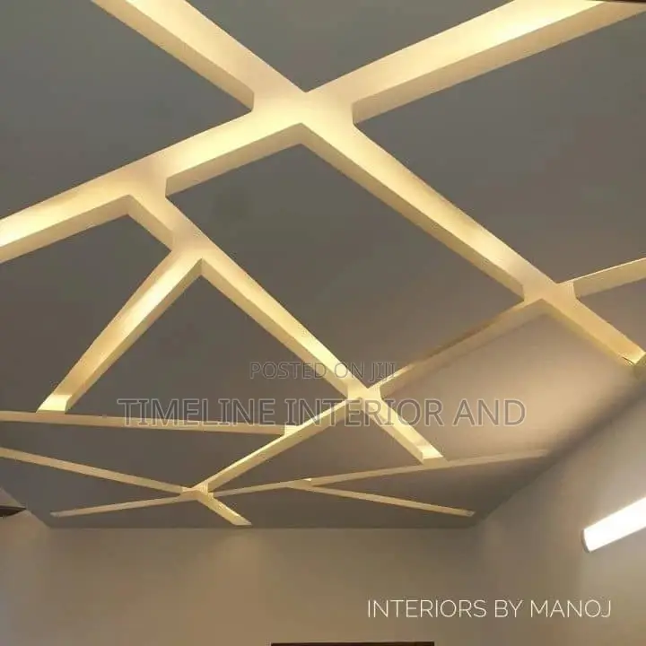 Minimal Wavy Ceiling Patterns