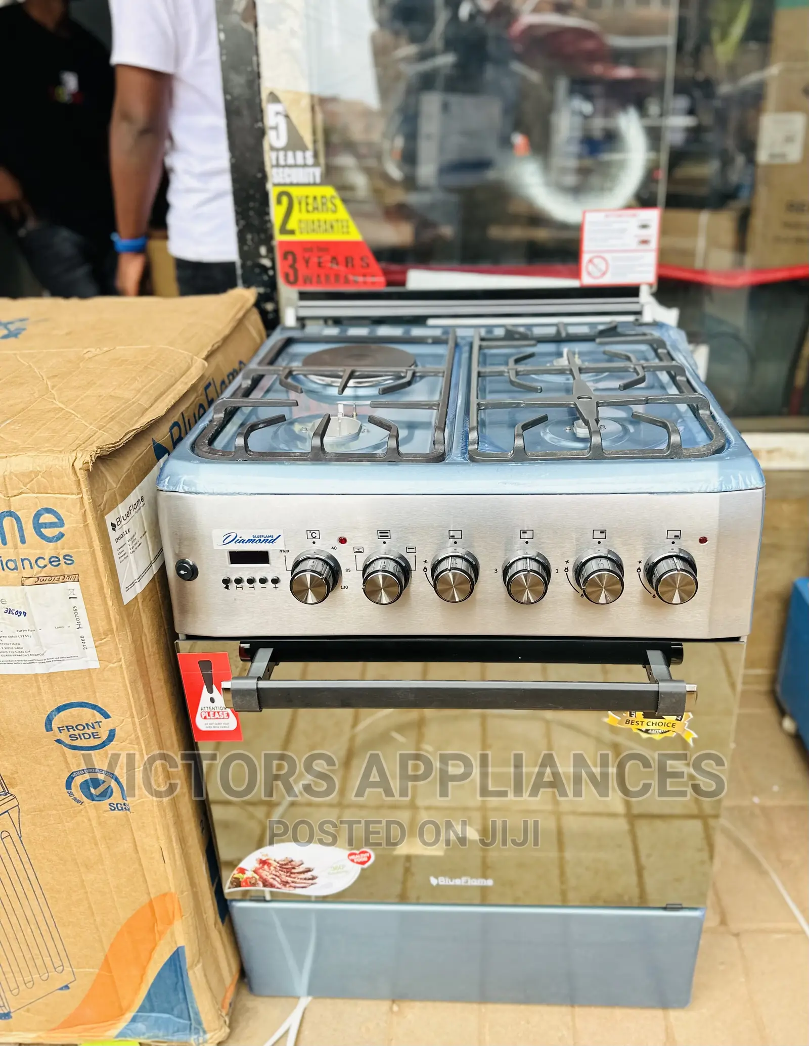 Blueflame DIAMOND  3gas 1electric Cooker