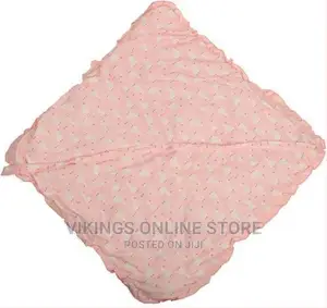 Baby Shawl Receiver – Pink Pattern May Vary