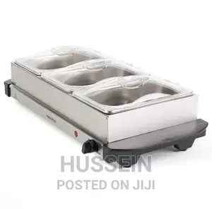 3 Tray Buffet Warmer Server Warming Tray