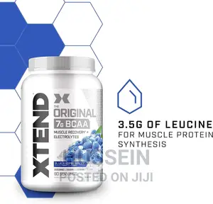 Scivation Xtend Original BCAA, Blue Raspberry Ice, 90 Servin