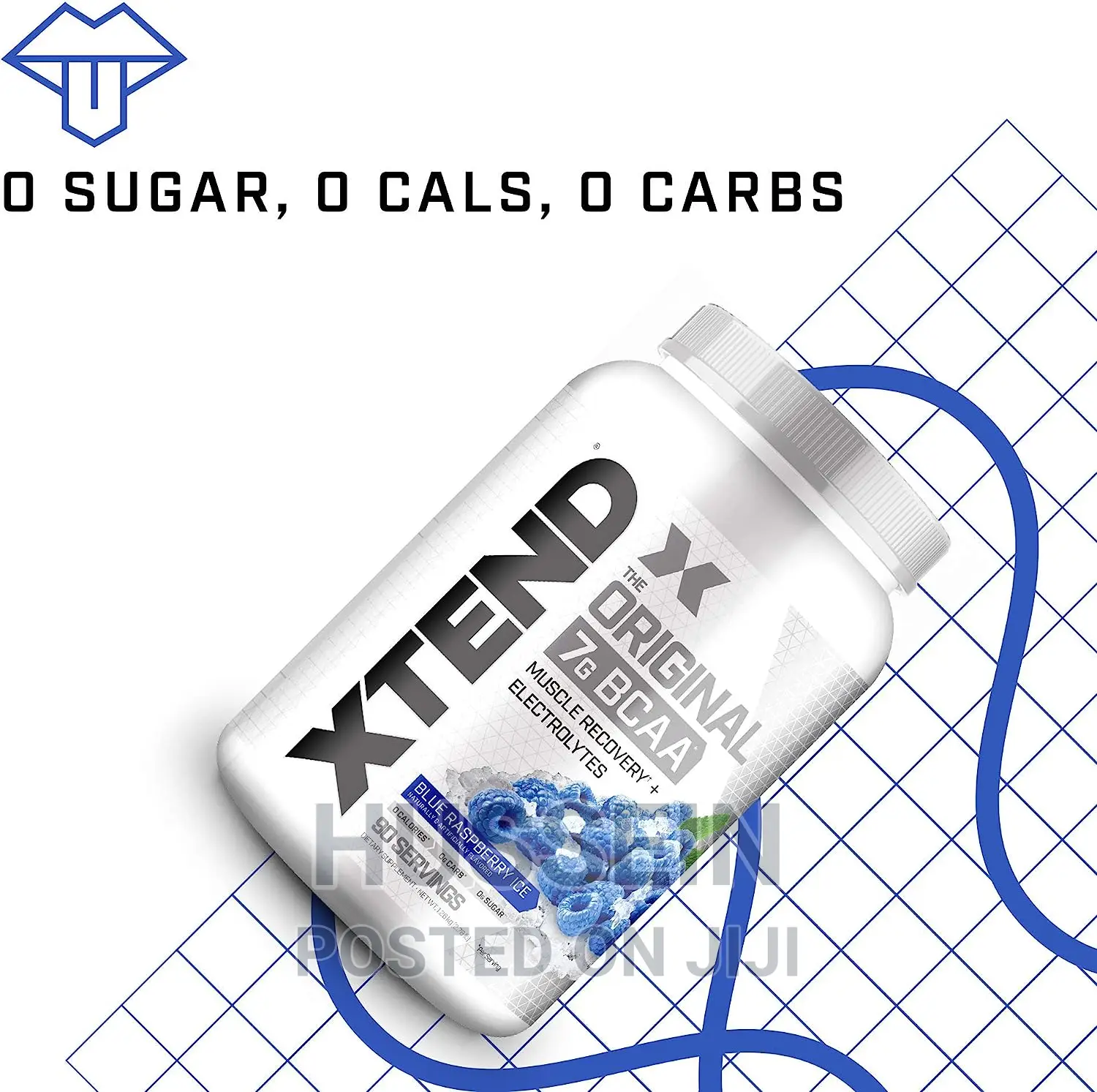 Scivation Xtend Original BCAA, Blue Raspberry Ice, 90 Servin