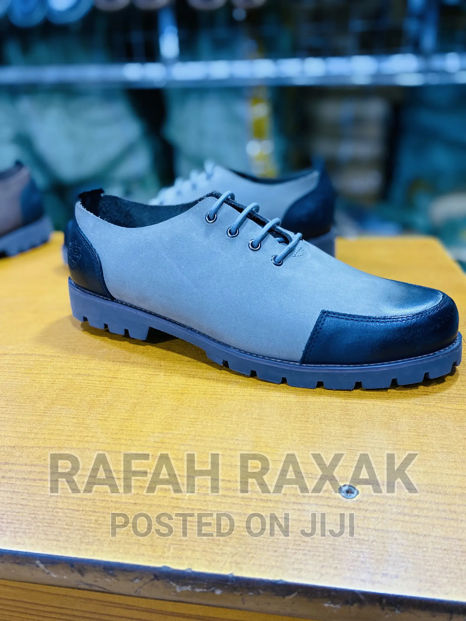 Original Grey Low Timberland Casual Leather Shoes