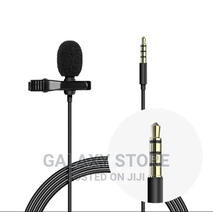 Lavalier Microphone Easy Clip on Microphone Lapel Microphone