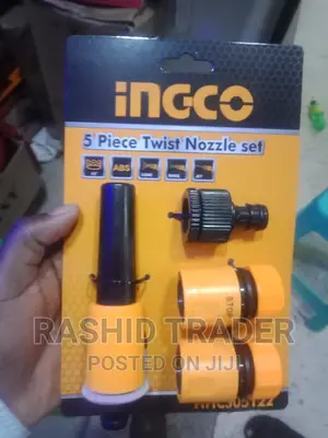 Ingco 5 PCS Twist Nozzle Hose Connector Set