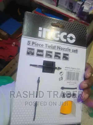 Ingco 5 PCS Twist Nozzle Hose Connector Set