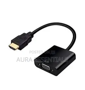HDMI/ VGA Audio/ Video Adapter Black