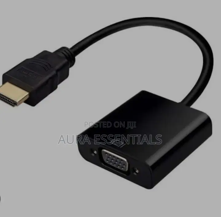 HDMI/ VGA Audio/ Video Adapter Black
