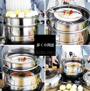 3 Layer Stainless Steel Food Steamer