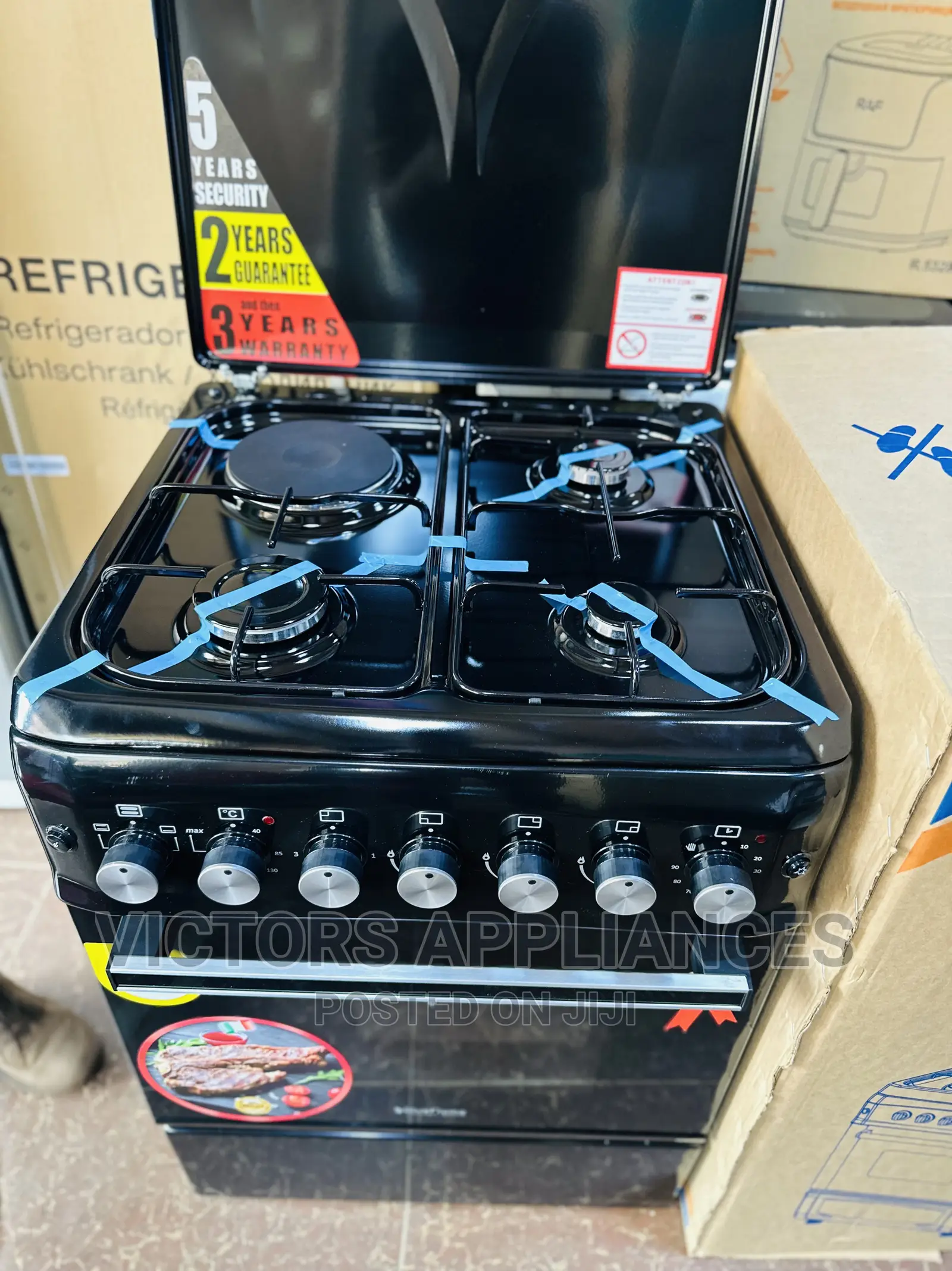 Blueflame Cooker 3gas 1electric 60x60cm