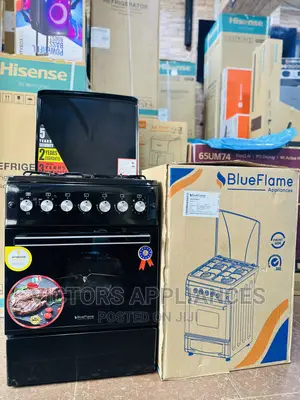 Blueflame Cooker 3gas 1electric 60x60cm Black