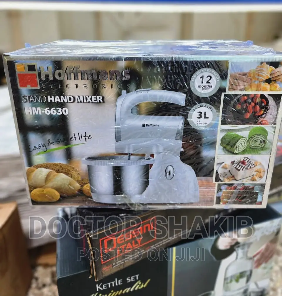 Hoffmans Electronic Stand Hand Mixer (HM-6630)