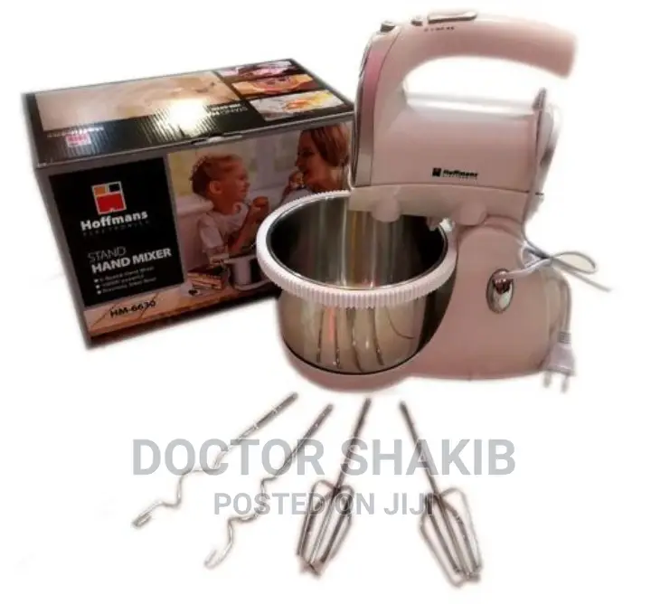 Hoffmans Electronic Stand Hand Mixer (HM-6630)