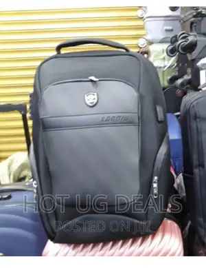 Anti-Theft Heavy Duty Laptop Backpack - Black