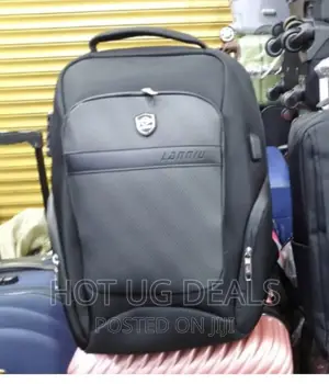 Anti-Theft Heavy Duty Laptop Backpack - Black