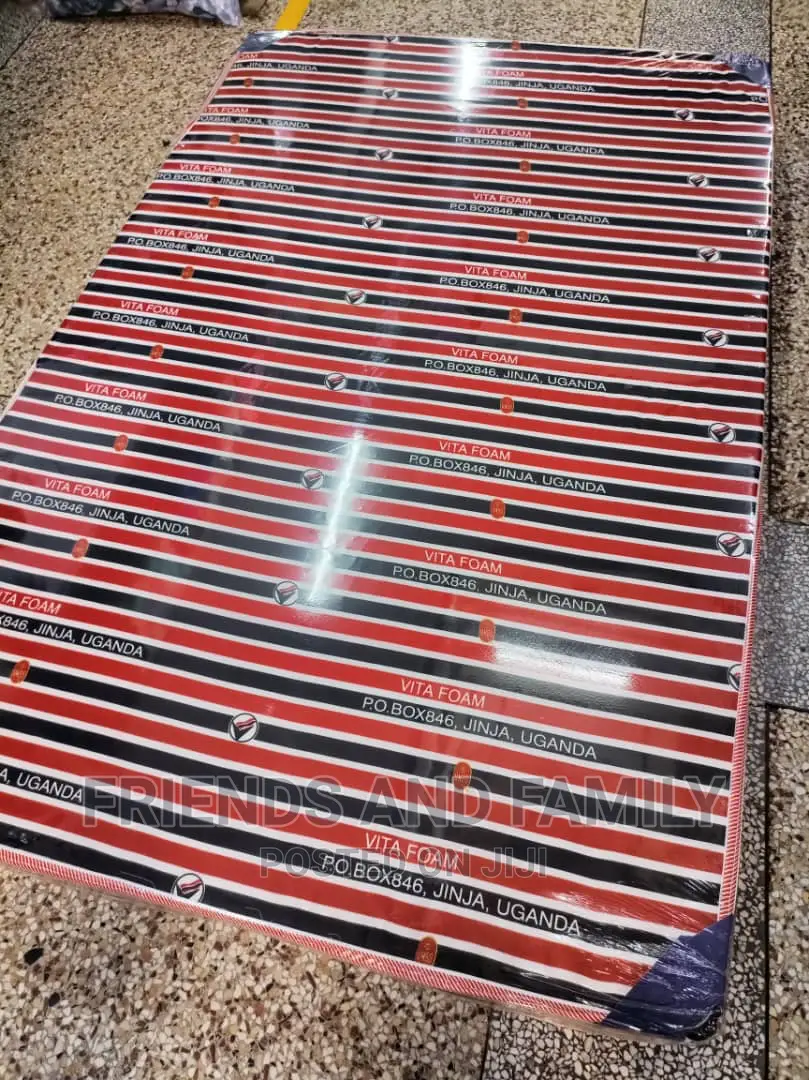 Durable Mattress 5*6*6 Inches (Red)