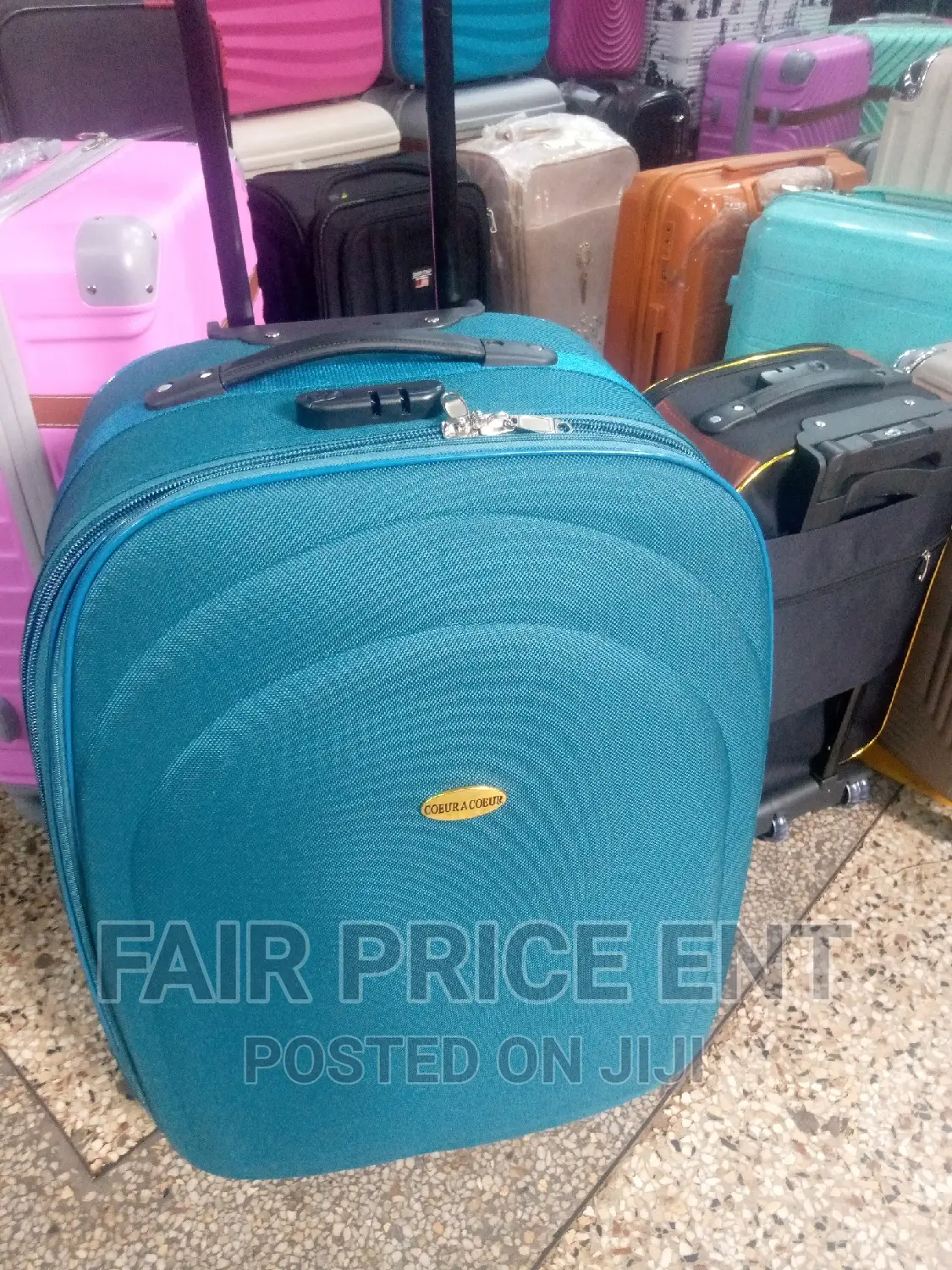 Cloth Suitcase.Medium.( Blue)