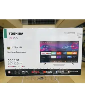 Toshiba 50" Inch Smart Vidaa TV - Black