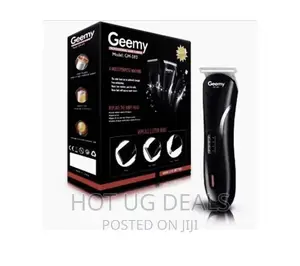 Geemy 3 in 1 Rechargeable Hair Trimmer Set - Grey, Gold