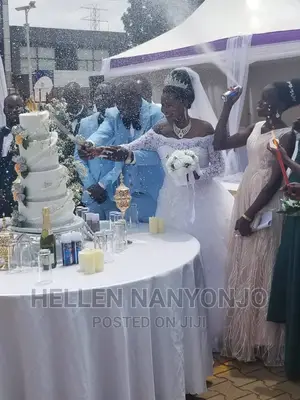 Off Shoulder Wedding Gown Availabile for Hiring