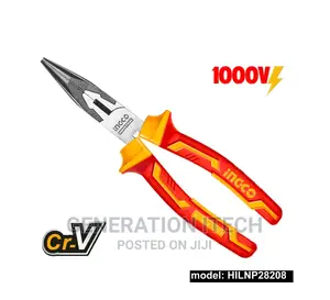 Insulated Long Nose Pliers Hand Tool 1000V