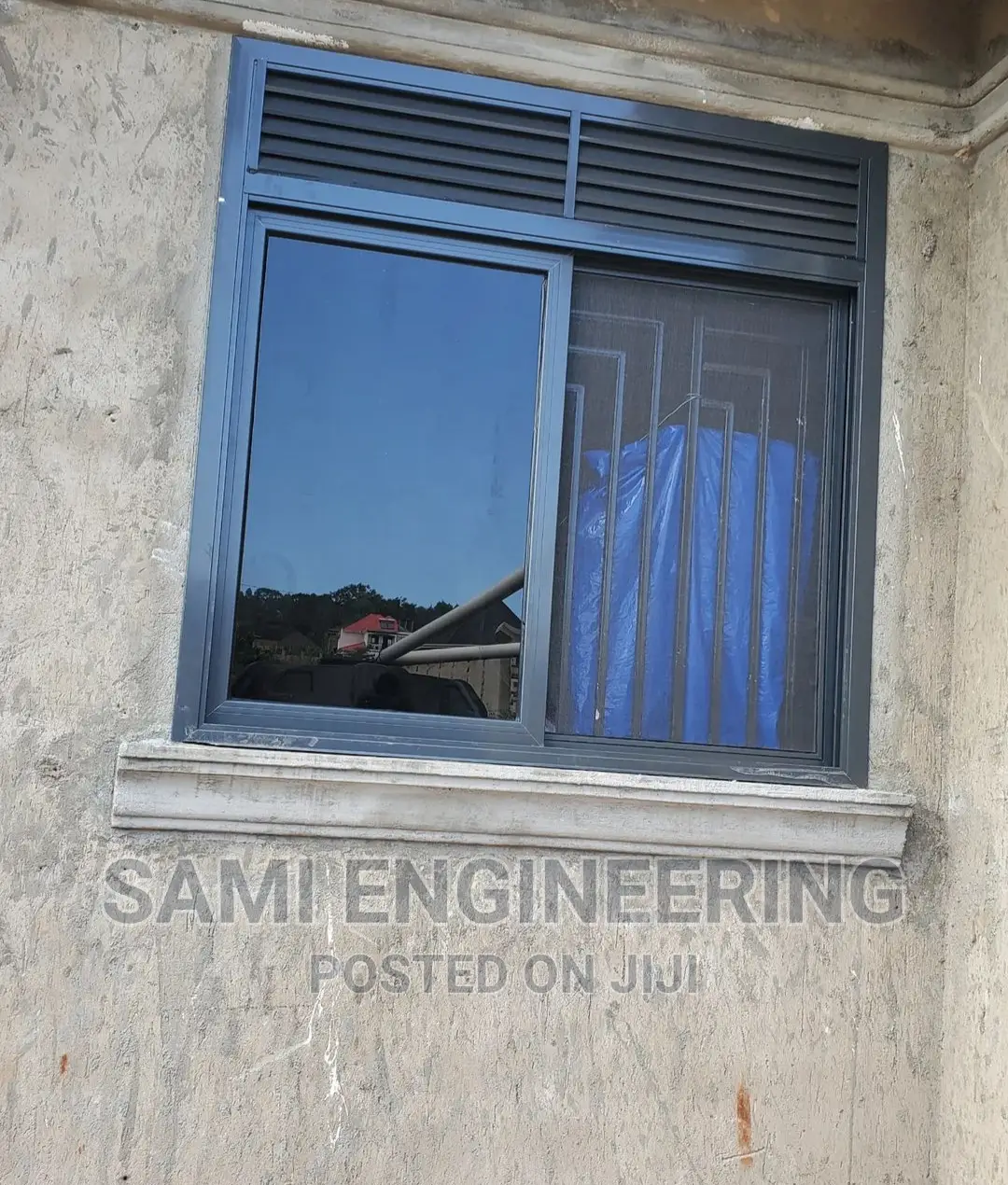 Aluminium Grey Window