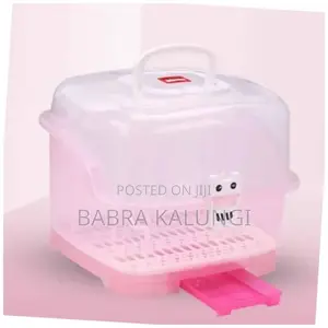 Portable Baby Bottle Drying Rack Storage Box
