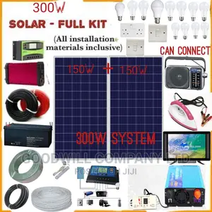 300w Solar System Full Kit / 300watts Solar Kit