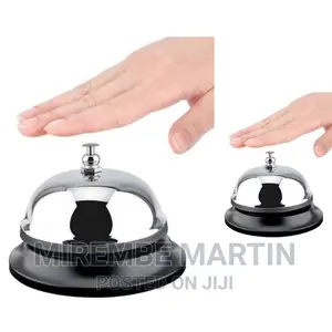 Sliver and Black Office Call Bell