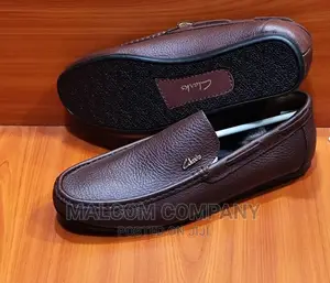 Flat Sole Brown Moccasin Men Shoes