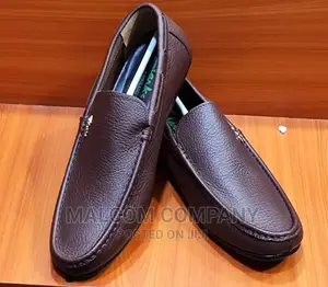 Men Brown Flat Sole Shoes 39-47