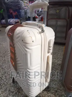 Plastic Suitcases Small Size in White Color