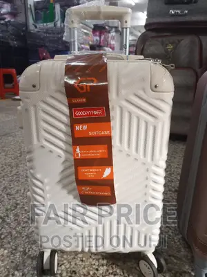 Plastic Suitcases Small Size in White Color