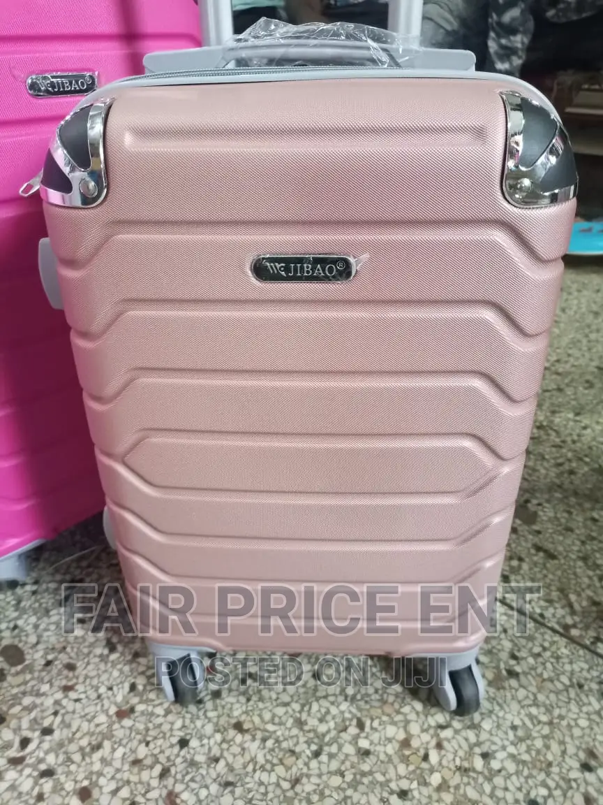 Classy Vip Plastic Suitcases.Large.( Brown)