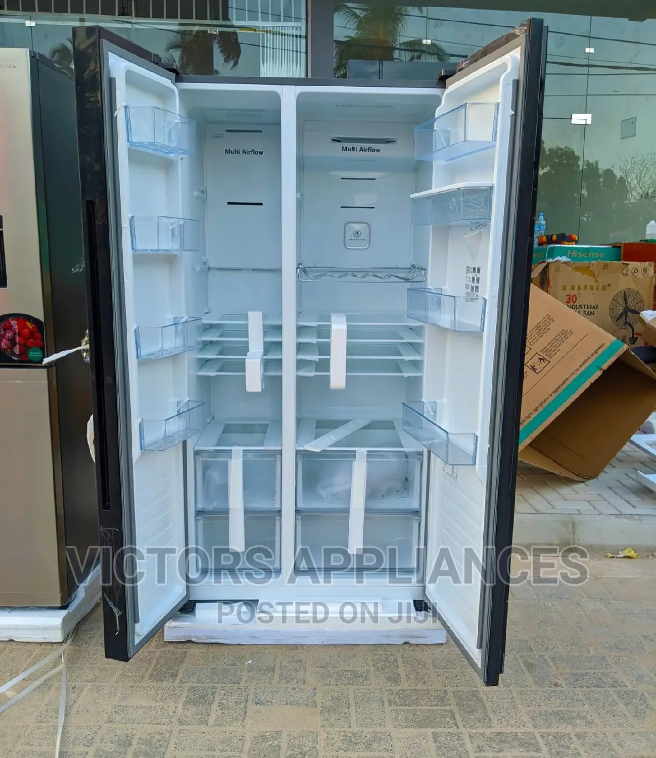 Hisense Side by Side Refrigerator 670liters