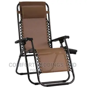 Foldable Camping Chair Brown