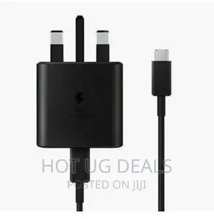 45w Samsung Galaxy C-c Fast Wall Charger - Uk Plug - Black