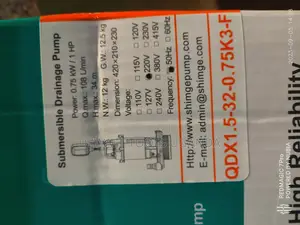 SHIMGE Submersible Water Pump