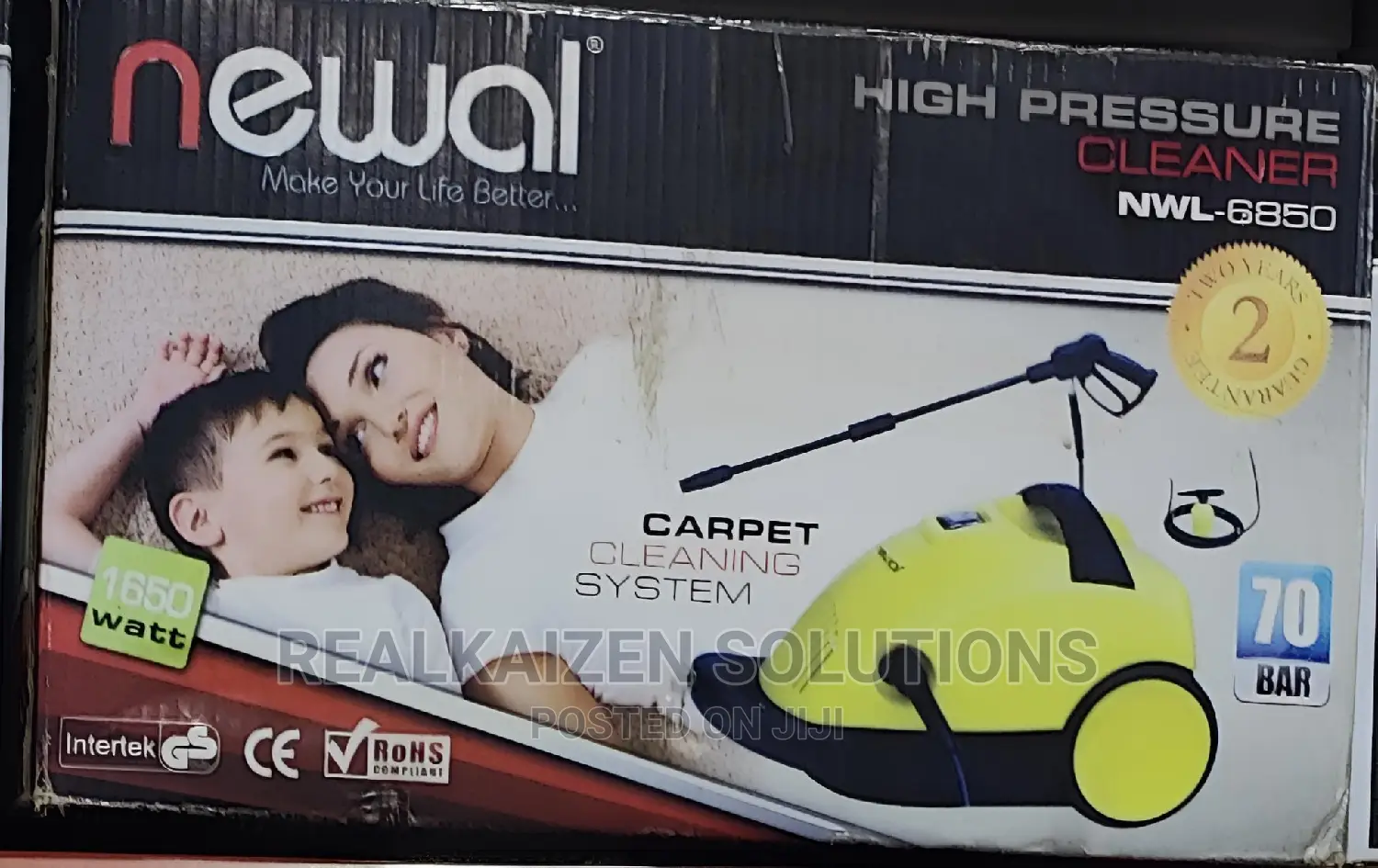 NEWAL High Pressure Cleaner| Carpet Cleaning System 1650W