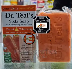 Dr Teals New Improved Glutathione Carrot Whitening Soda Soap