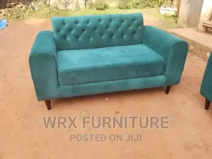 Green Five Seater Sofa
