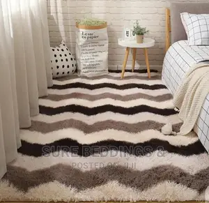 Stripped Fluffy Carpet