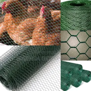 Green Coated Chicken Cage Mesh(1x20mtrs Roll)