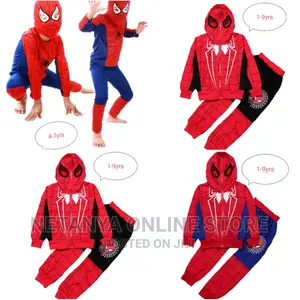New Spiderman Character Kids Clothing Set