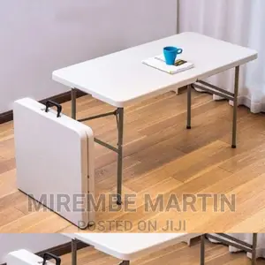 Foldable Camping Table Silver