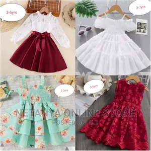 0-7yrs Girls Nice Dresses
