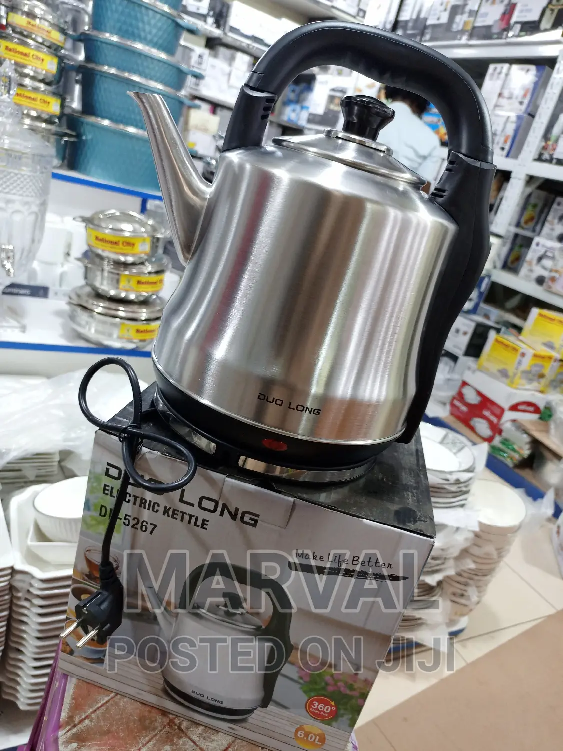 6L DUO LONG Electric Cordless Kettle