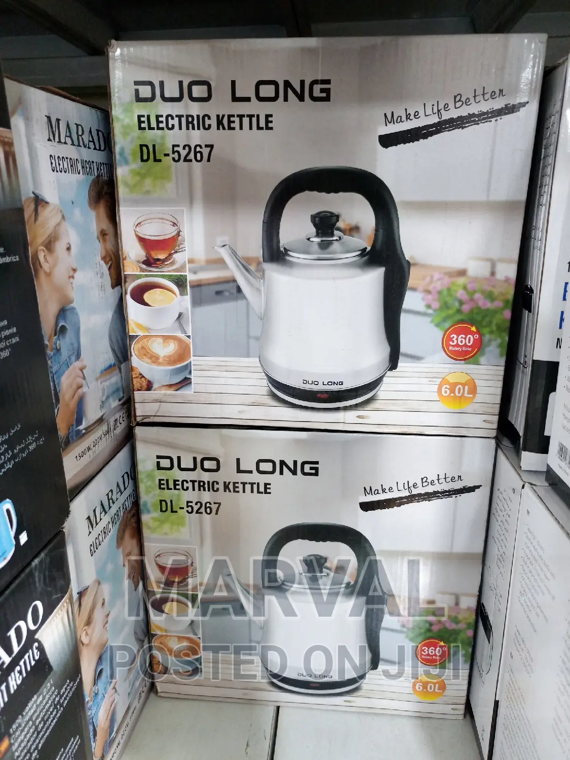 6L DUO LONG Electric Cordless Kettle